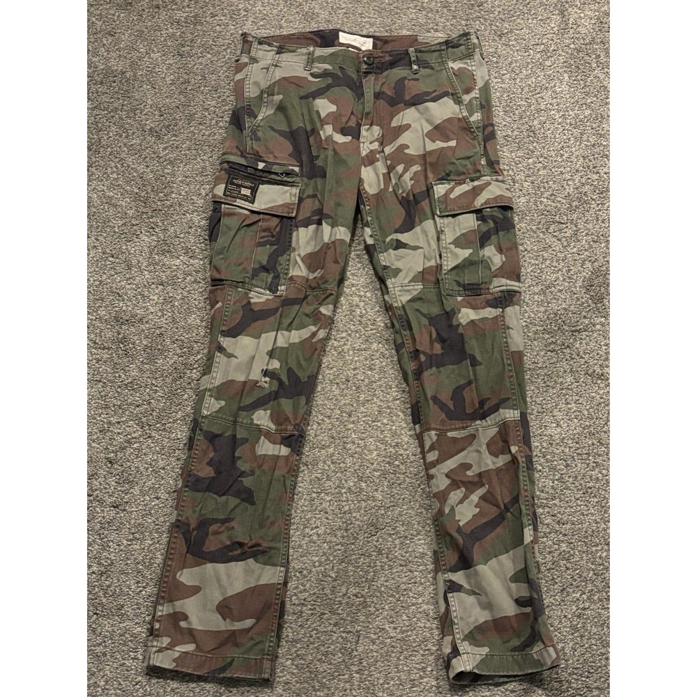Polo Ralph Lauren‎ Denim & Supply Military Army Camo Cargo Pants The Drop 32x31